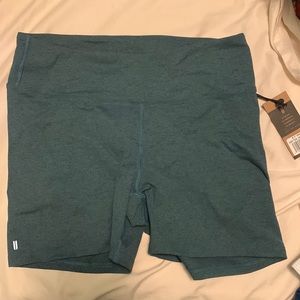 NWT NoBull size small deep teal 4” short